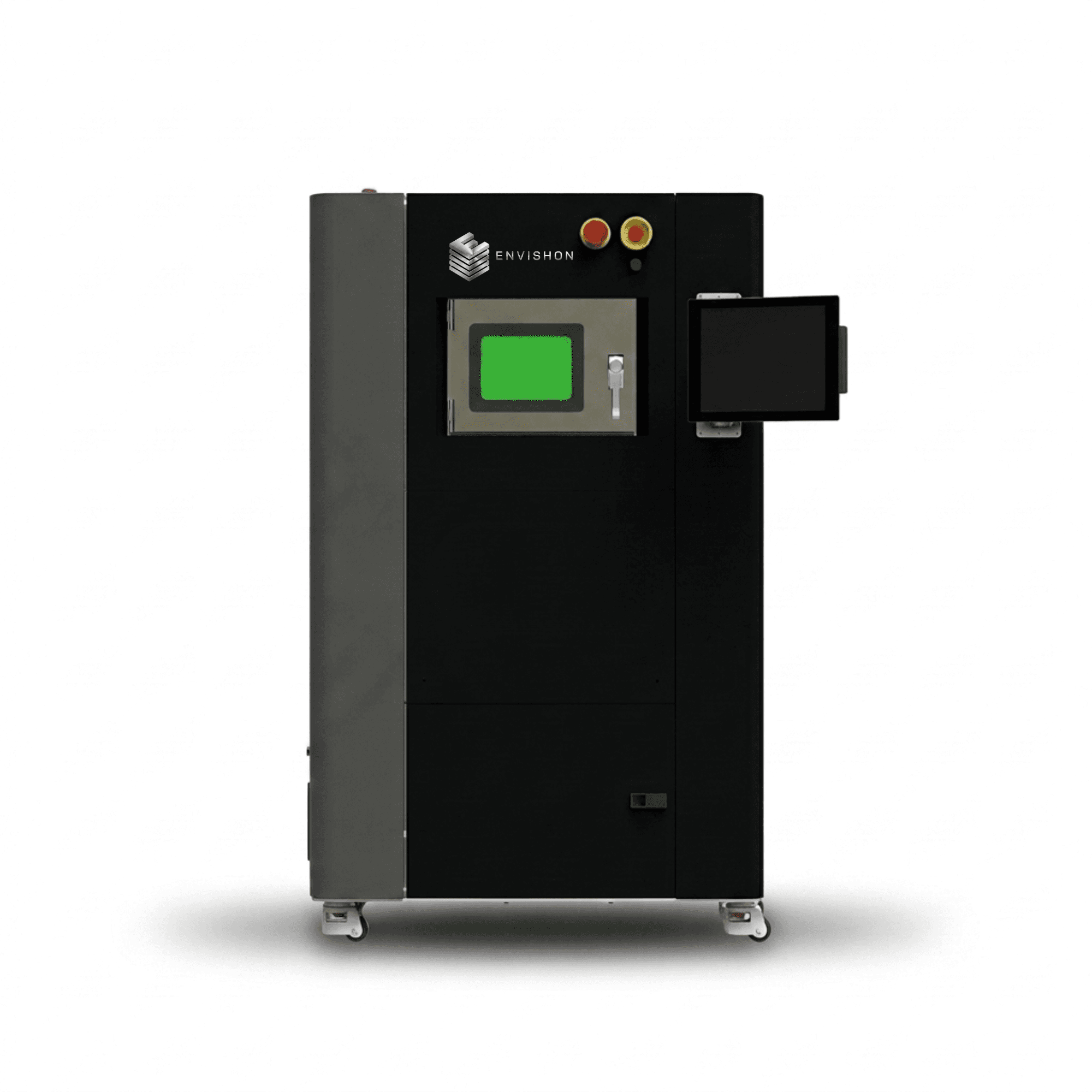 EN-M220 — 220 × 140 × 100 mm · dual 500 W lasers · 300 crowns/run